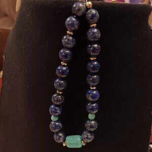 2 for $12 -Very beautiful lapis lazuli bracelet!